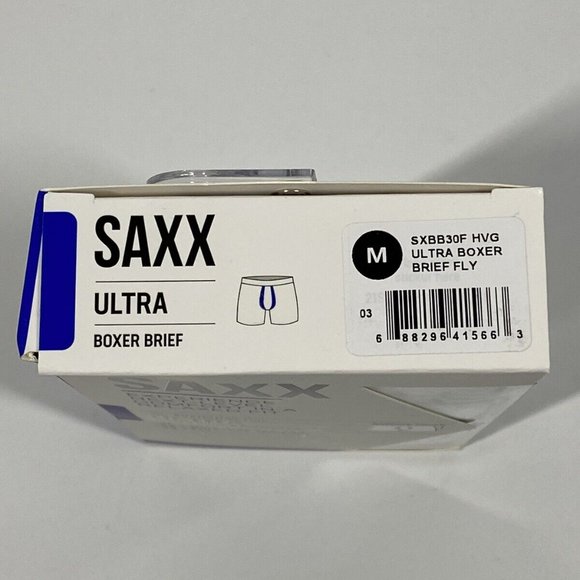 NWT Saxx Ultra Boxer Briefs Relaxed Fit - Grey The Hills Are Alive Size Medium - Picture 5 of 6